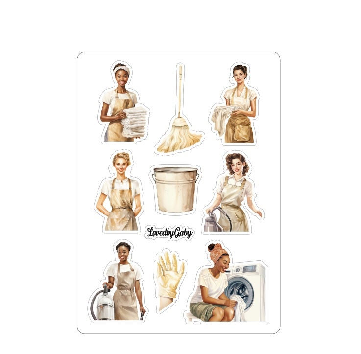 LovedbyGaby stickers Laundry
