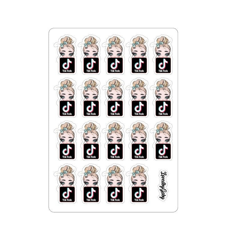 LovedbyGaby stickers "girly icon 3"