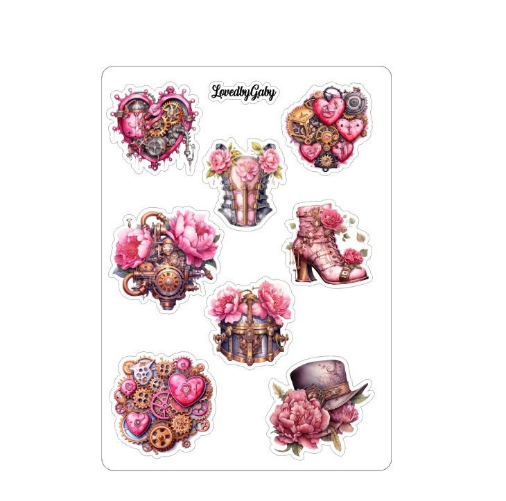 LovedbyGaby stickers Steampink