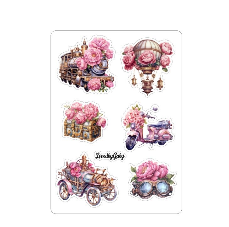 LovedbyGaby stickers Steampink