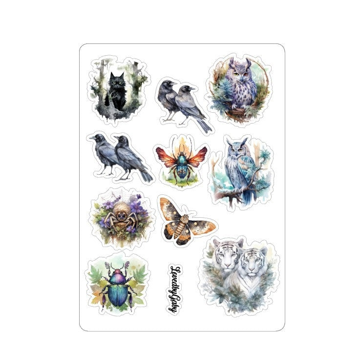 LovedbyGaby stickers Forest Witch