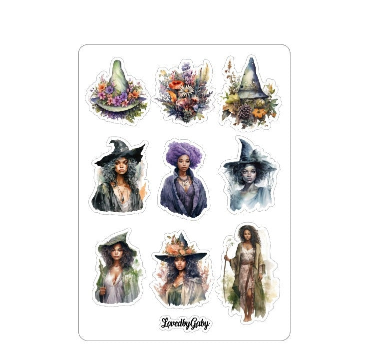 LovedbyGaby stickers Forest Witch