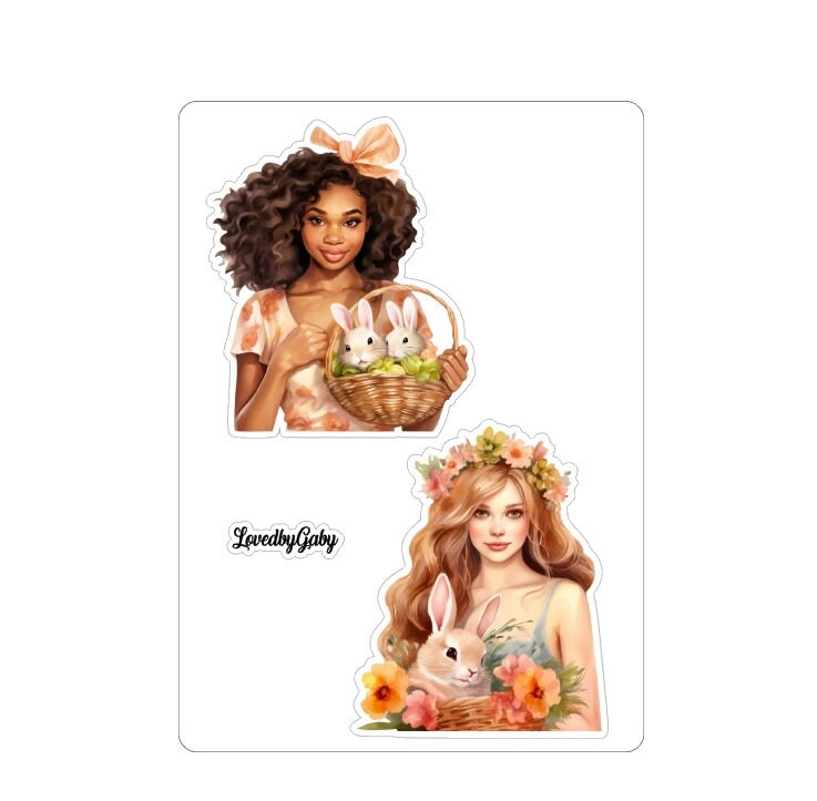 LovedbyGaby stickers Easter Spring
