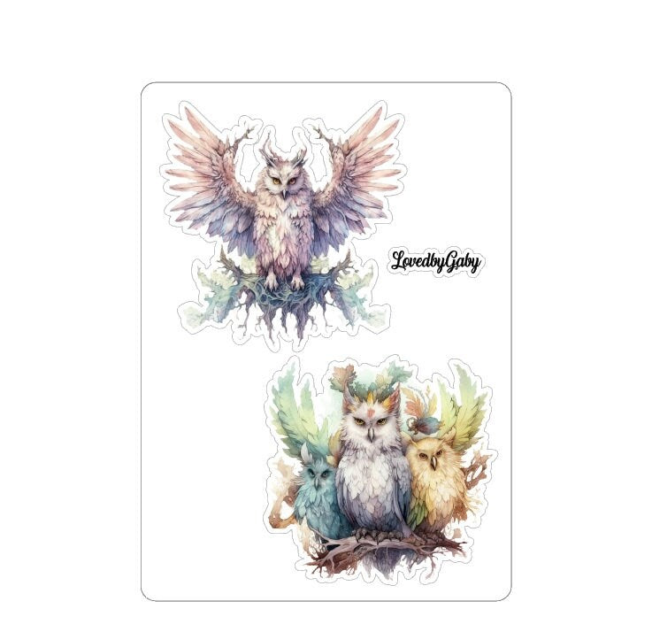 LovedbyGaby Large stickers Forest Witch