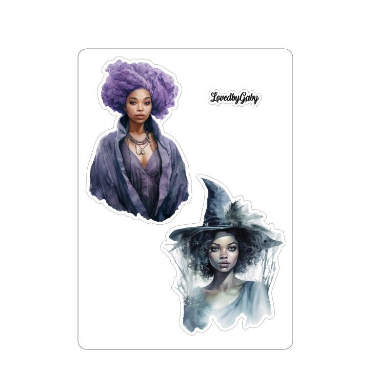 LovedbyGaby Large stickers Forest Witch