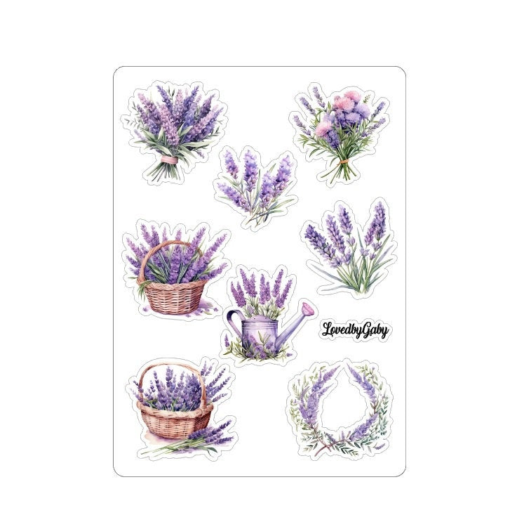 LovedbyGaby stickers Lavender