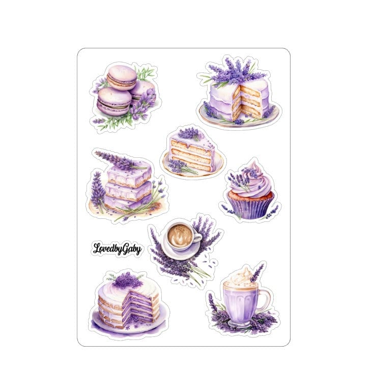 LovedbyGaby stickers Lavender
