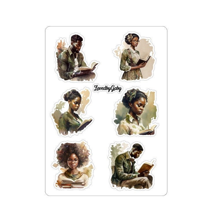 LovedbyGaby stickers Booklovers