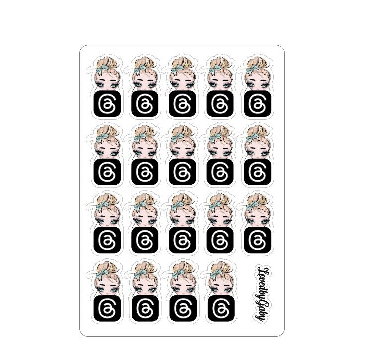 LovedbyGaby stickers "girly icon 3"