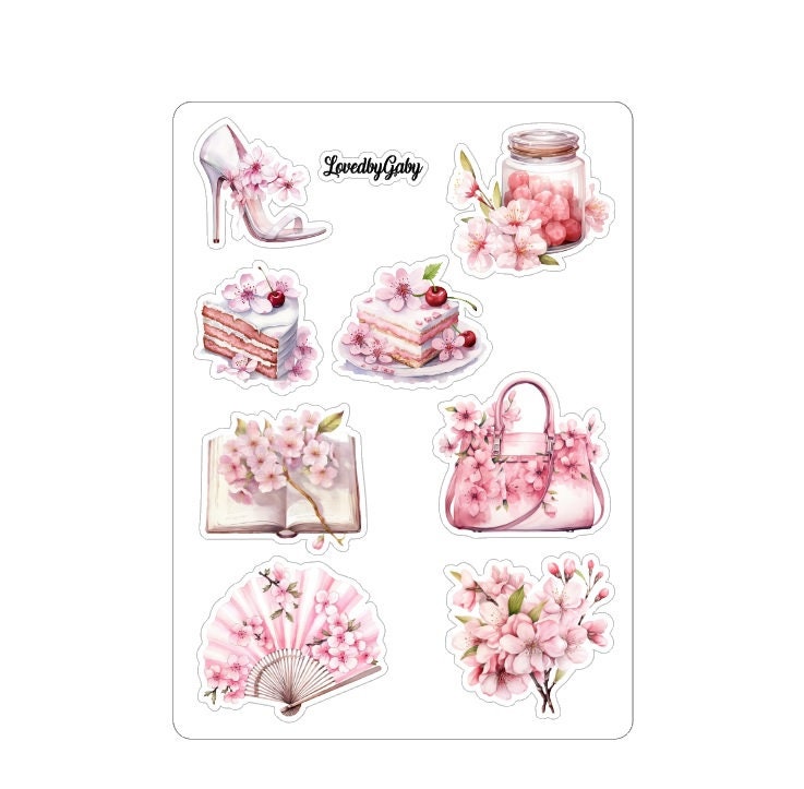 LovedbyGaby stickers Cherry Blossoms