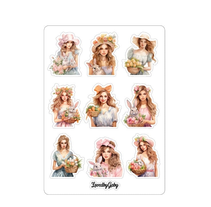 LovedbyGaby stickers Easter Spring