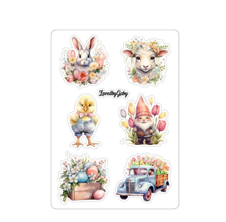 LovedbyGaby stickers Easter Spring