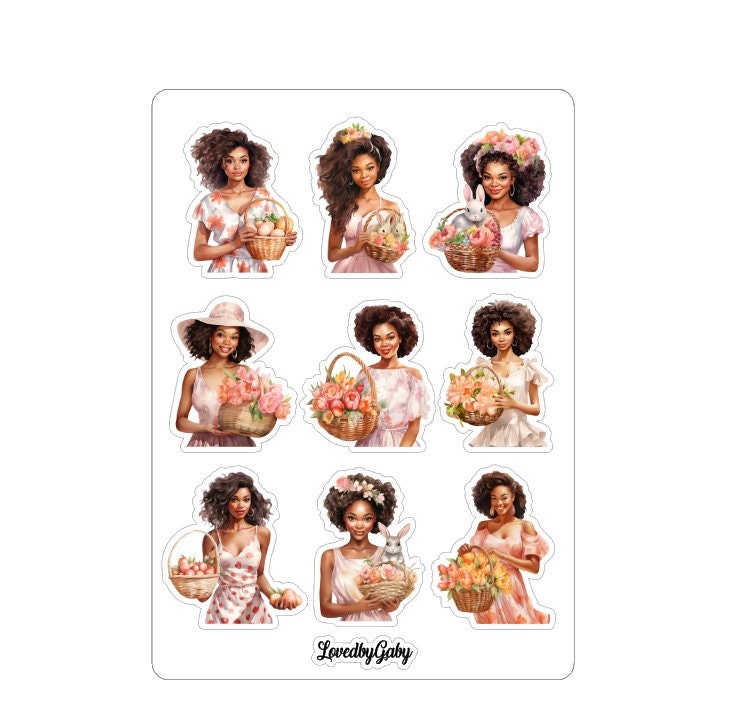 LovedbyGaby stickers Easter Spring