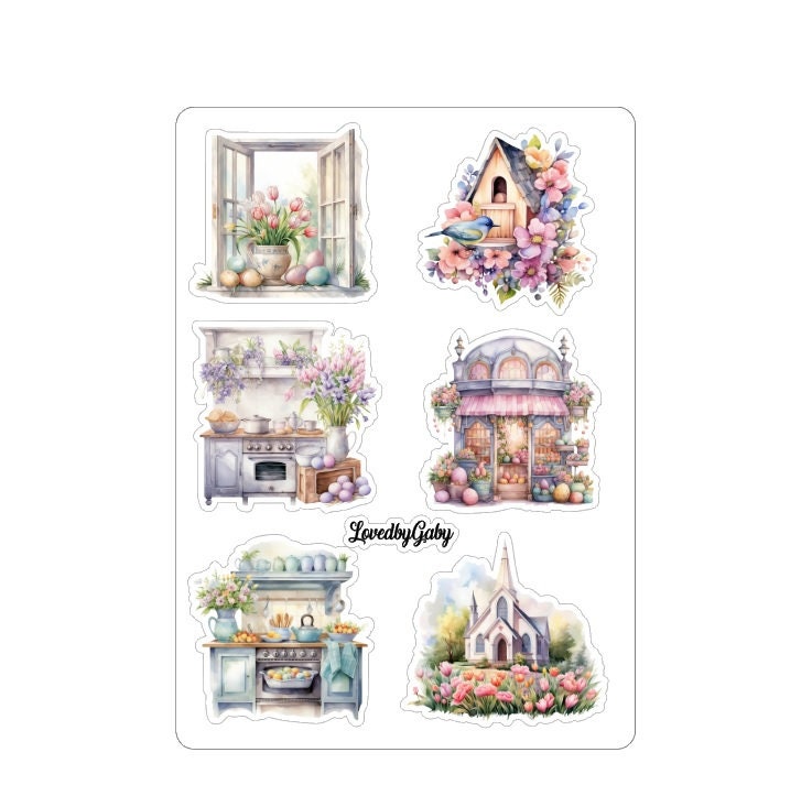 LovedbyGaby stickers Easter Spring