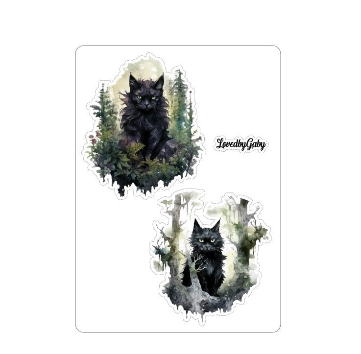 LovedbyGaby Large stickers Forest Witch