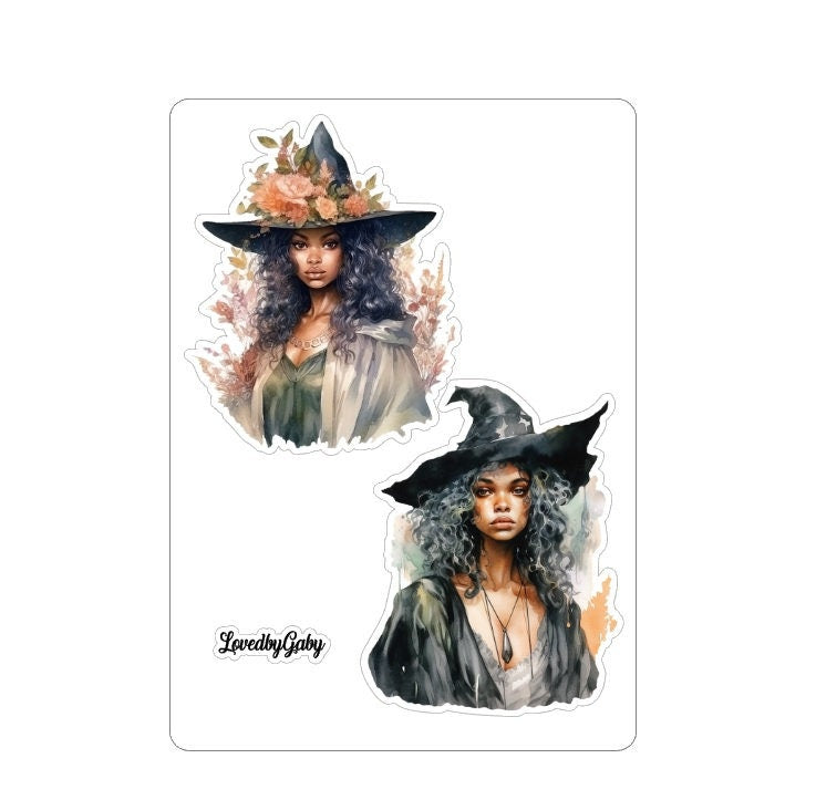 LovedbyGaby Large stickers Forest Witch