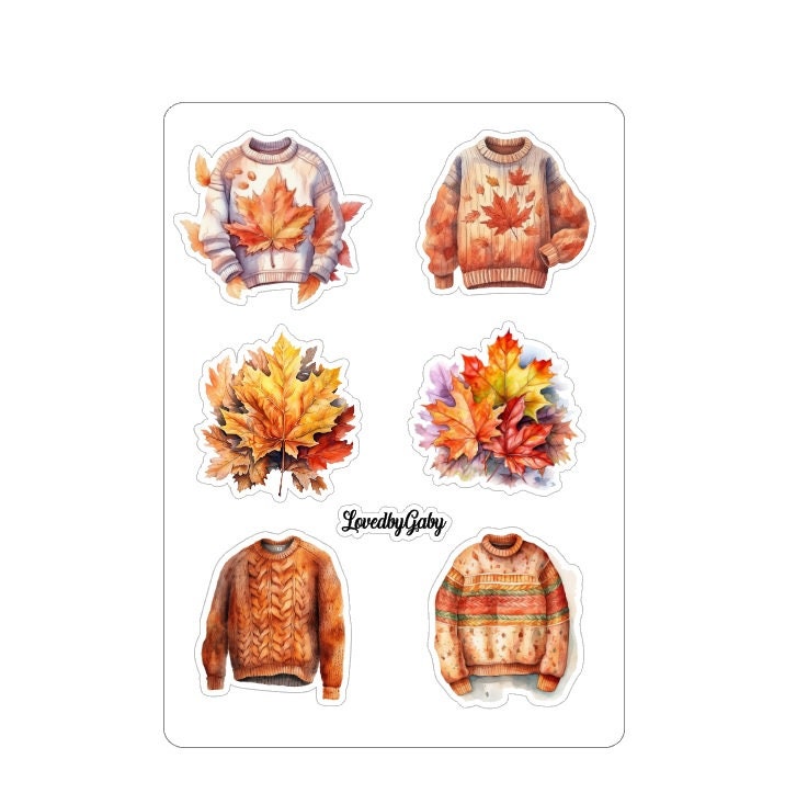 LovedbyGaby stickers Cosy fall