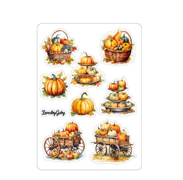 LovedbyGaby stickers Cosy fall