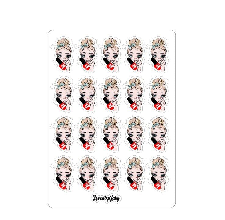 LovedbyGaby stickers "girly icon 3"