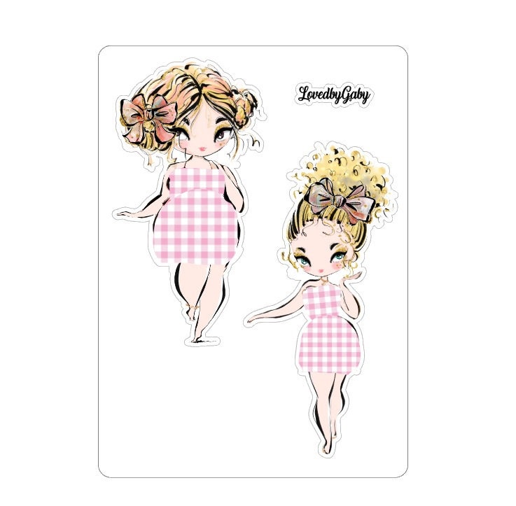 LovedbyGaby stickers "Bib girls"