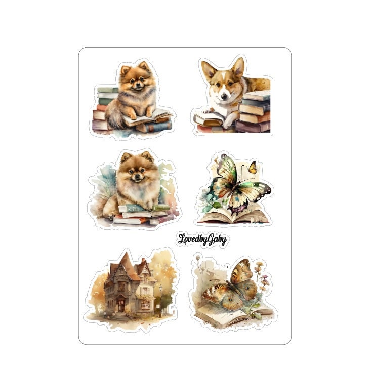 LovedbyGaby stickers Booklovers