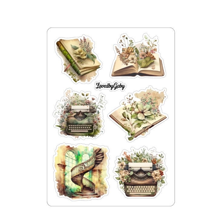 LovedbyGaby stickers Booklovers