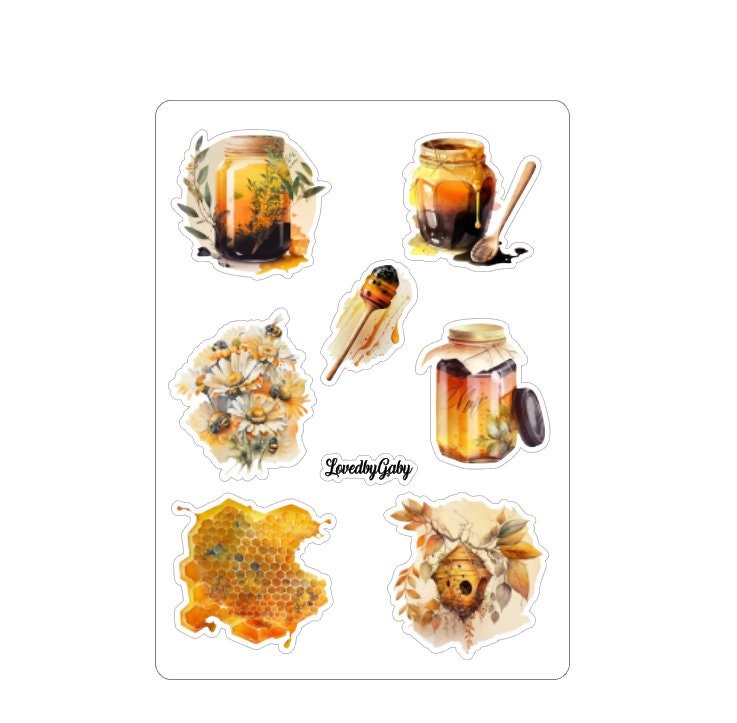 LovedbyGaby stickers Rustic bee