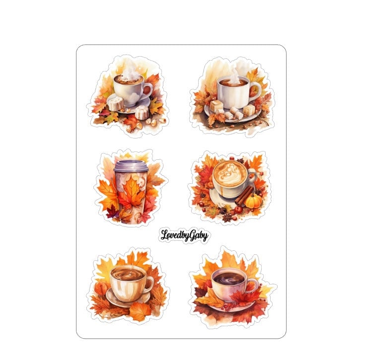 LovedbyGaby stickers Cosy fall