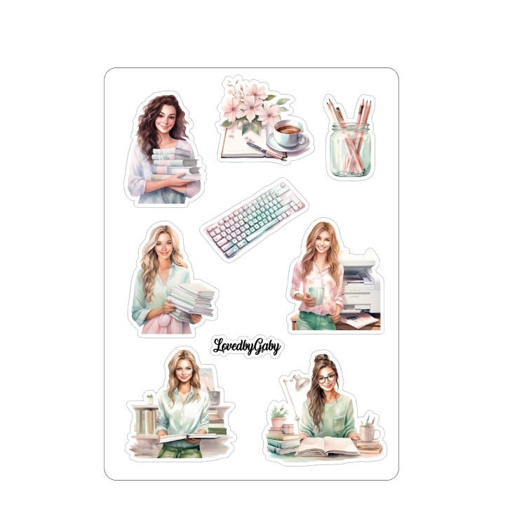 LovedbyGaby stickers plannergirl