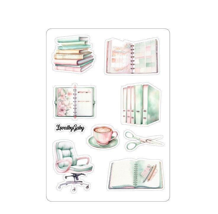 LovedbyGaby stickers plannergirl