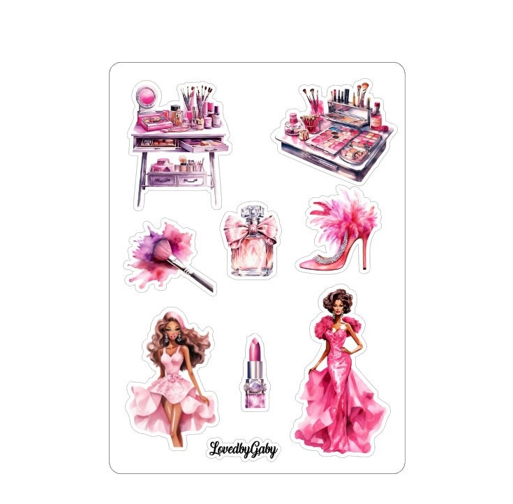 LovedbyGaby stickers Pink Glam