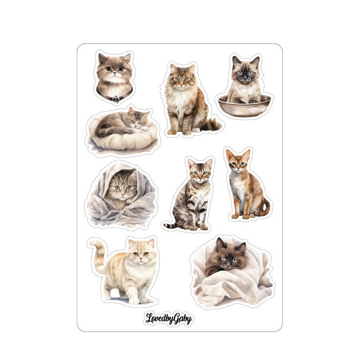 LovedbyGaby stickers Cats