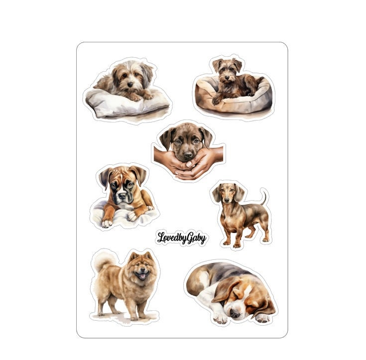LovedbyGaby stickers Dogs