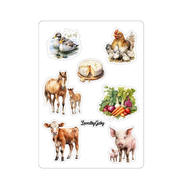 LovedbyGaby stickers Farmlife