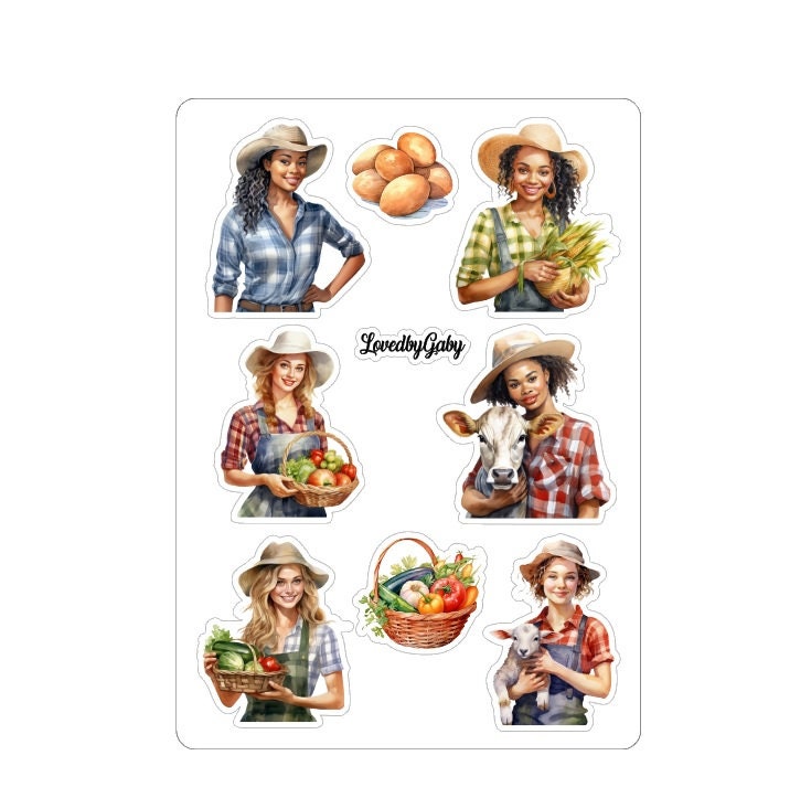 LovedbyGaby stickers Farmlife