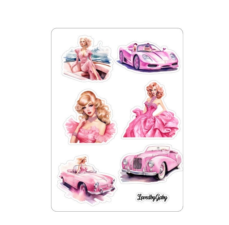 LovedbyGaby stickers Pink Glam