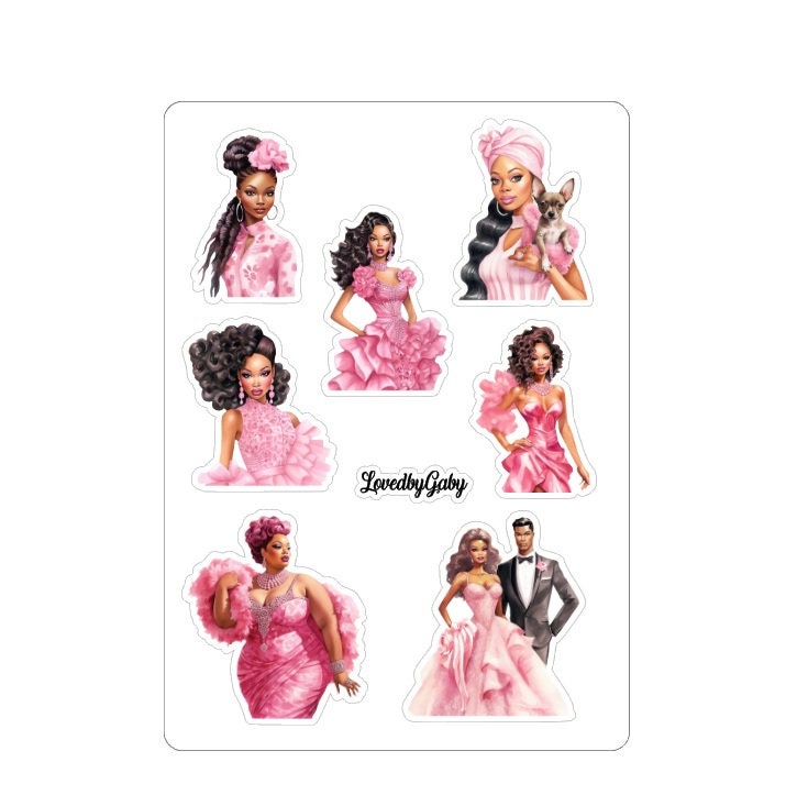LovedbyGaby stickers Pink Glam