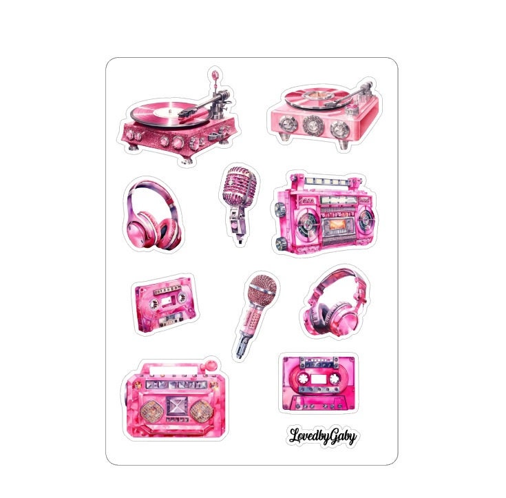 LovedbyGaby stickers Pink Glam