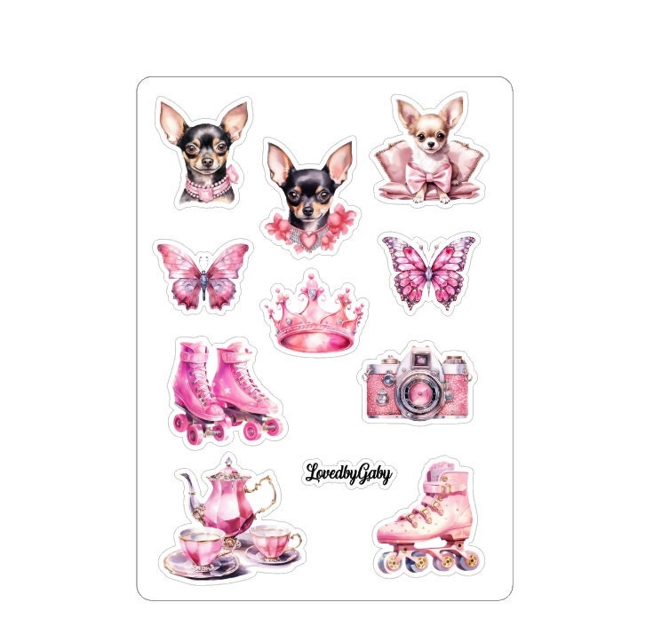 LovedbyGaby stickers Pink Glam