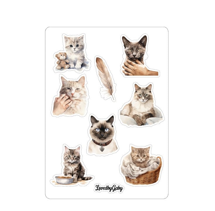 LovedbyGaby stickers Cats