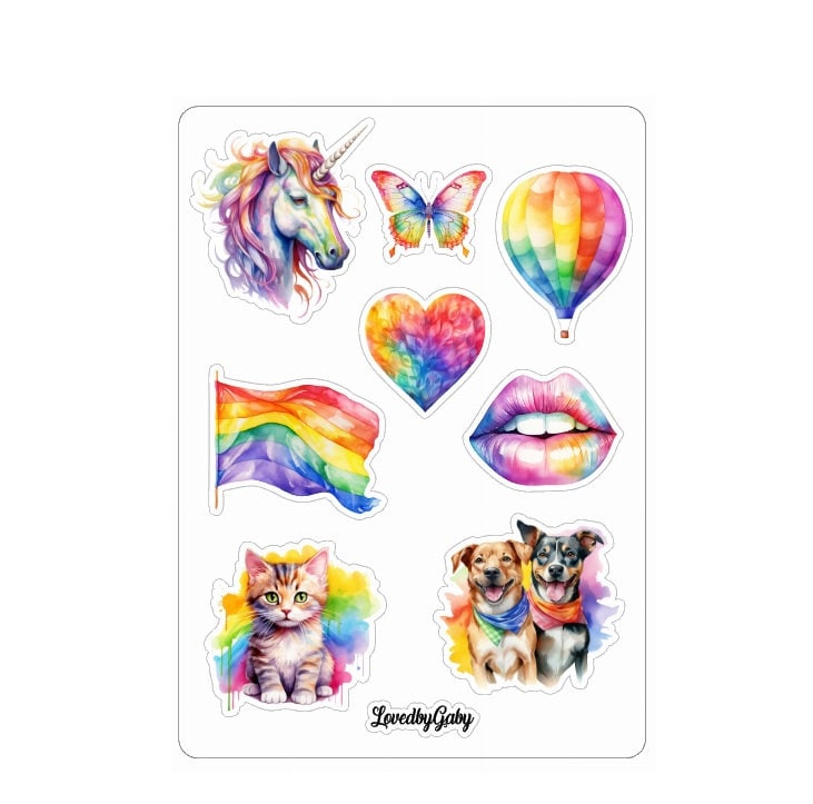 LovedbyGaby stickers Pride