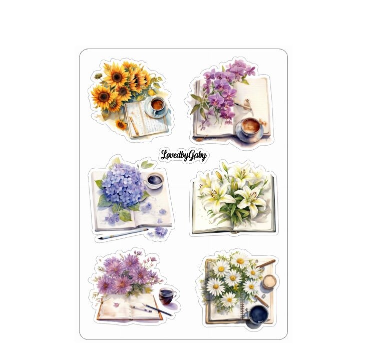 LovedbyGaby stickers Floral planning
