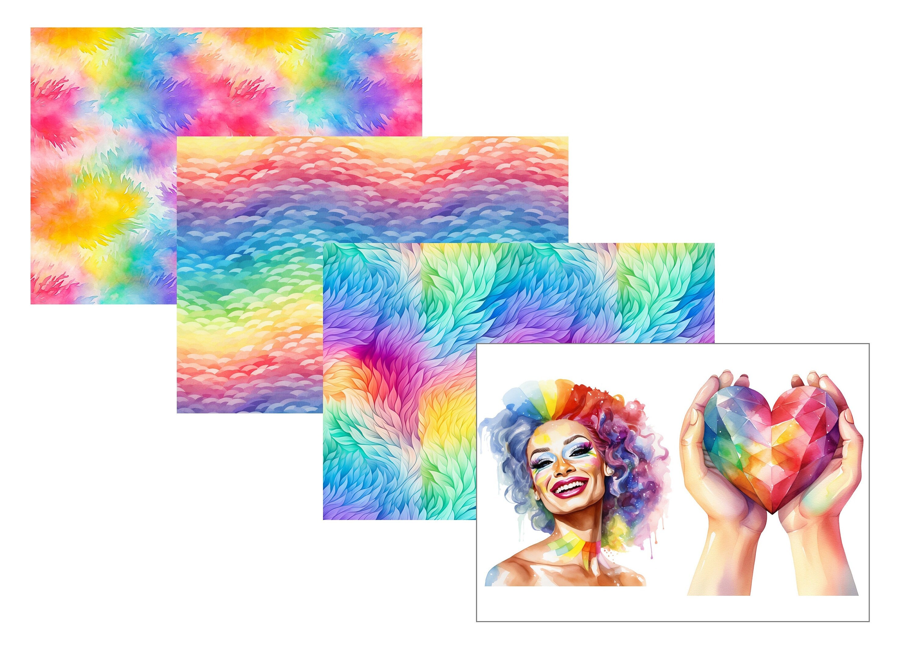 LovedbyGaby A4 journalpaper set Pride