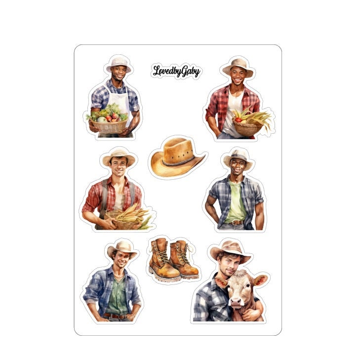 LovedbyGaby stickers Farmlife