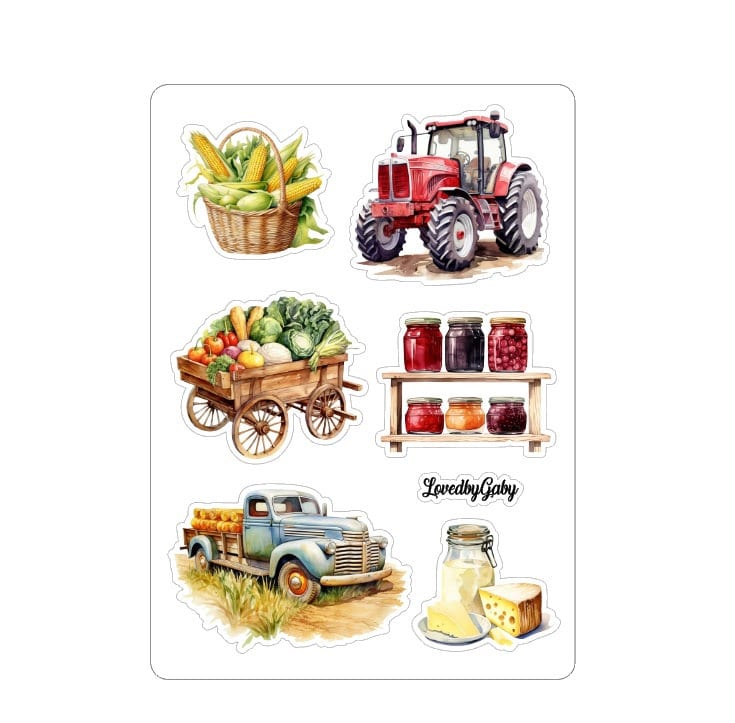 LovedbyGaby stickers Farmlife