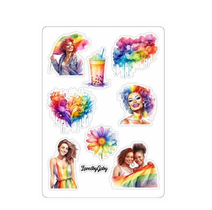 LovedbyGaby stickers Pride