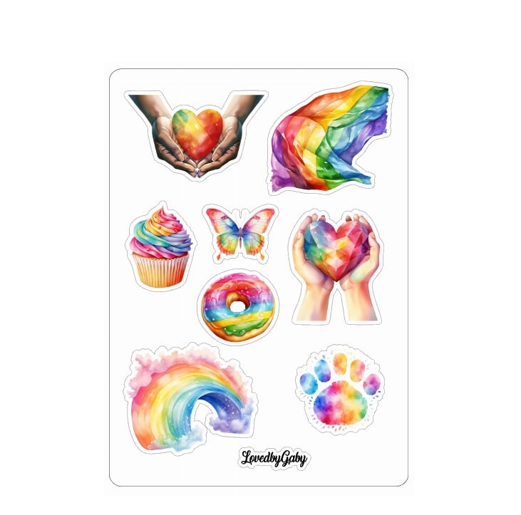 LovedbyGaby stickers Pride