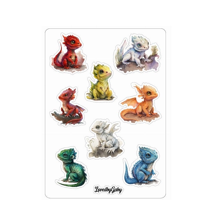 LovedbyGaby stickers Dragons