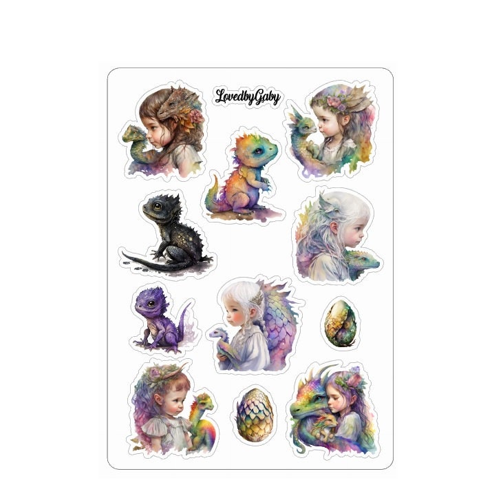 LovedbyGaby stickers Dragons