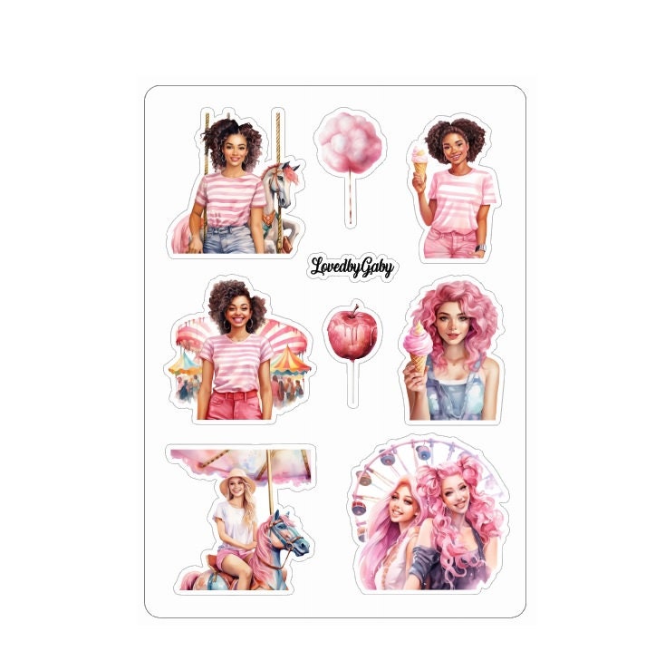 LovedbyGaby stickers Kermis/Circus/Carnival